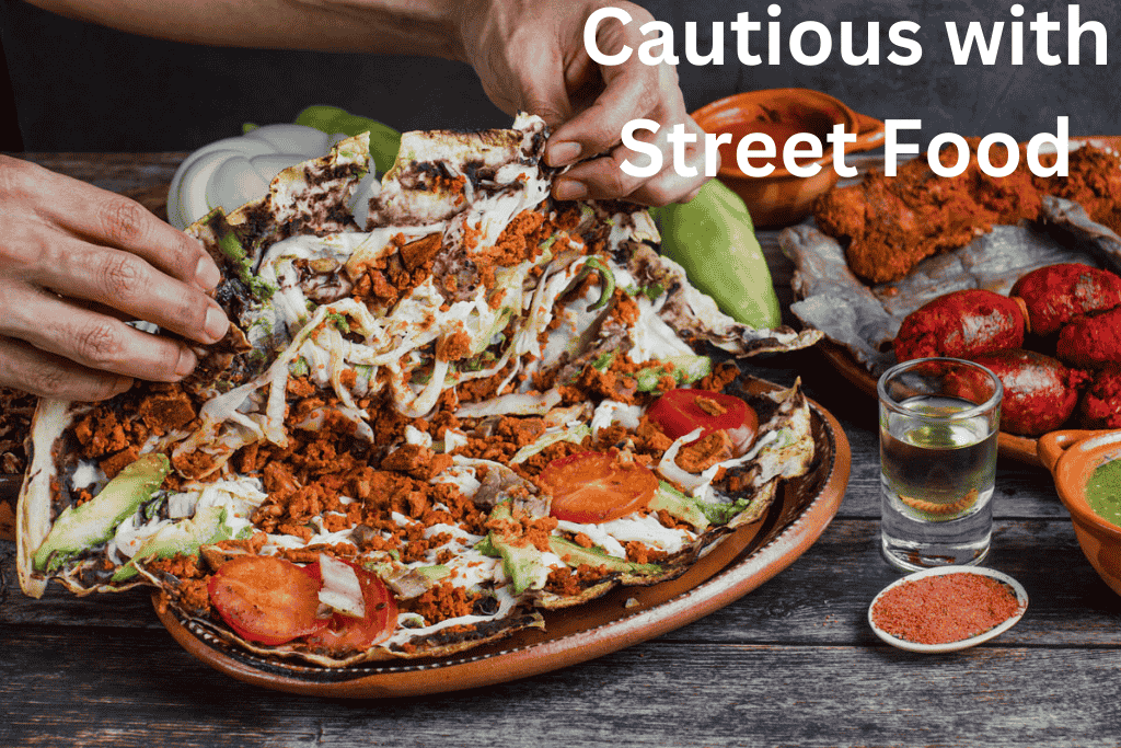 An image of Cautious with Street Food